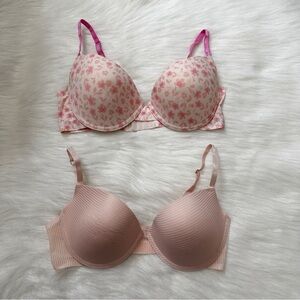 Nine West Intimates BUNDLE (2) Padded Push Up Bra, Size 36C